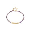 Pulsera Viceroy Fashion Chic Mujer Acero Inoxidable Dorado y Piedras Amatista 14075P01019