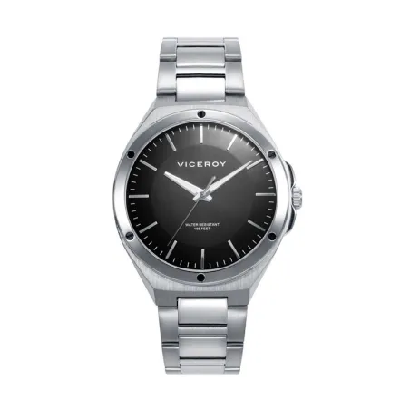 Reloj Viceroy Plateado y Negro Analógico Hombre 41141-57