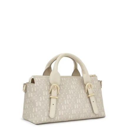 Bolso bowling TOUS Buckles Silhouette Beige Mediano 2002201501