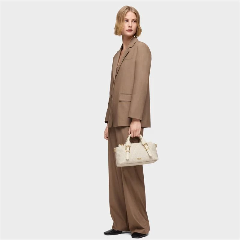 Bolso bowling TOUS Buckles Silhouette Beige Mediano 2002201501