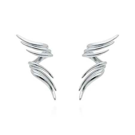 Pendientes Marina García Arles Plata Baño Rodio 91111PB
