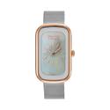 Reloj Tous Watches T-Band Club Malla Acero Plateado y Rosado y Nácar Mujer 3000140500