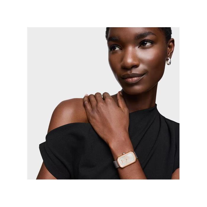 Reloj Tous Watches T-Band Club Malla Acero Plateado y Rosado y Nácar Mujer 3000140500