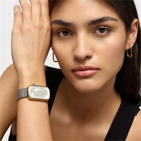 Reloj Tous Watches T-Band Club Malla Acero Plateado y Dorado Silueta Oso Mujer 3000140700 2