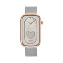 Reloj Tous Watches T-Band Club Malla Acero Plateado y Rosado Silueta Corazón Mujer 3000140800