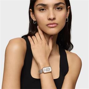 Reloj Tous Watches T-Band Club Malla Acero Plateado y Rosado Silueta Corazón Mujer 3000140800 2