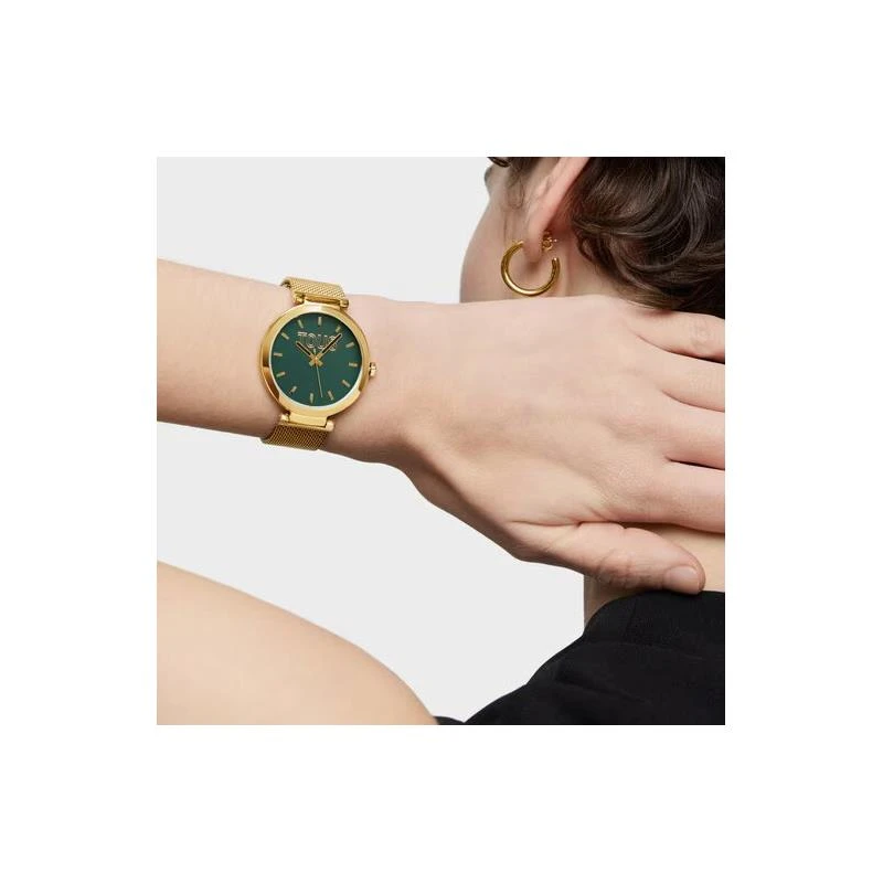 Reloj TOUS Watches S-Mesh Mirror Dorado y Verde Analógico Mujer 3000142600