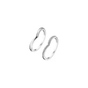 Anillo Lotus Silver Corazones Plata y Circonitas LP1992-3/112