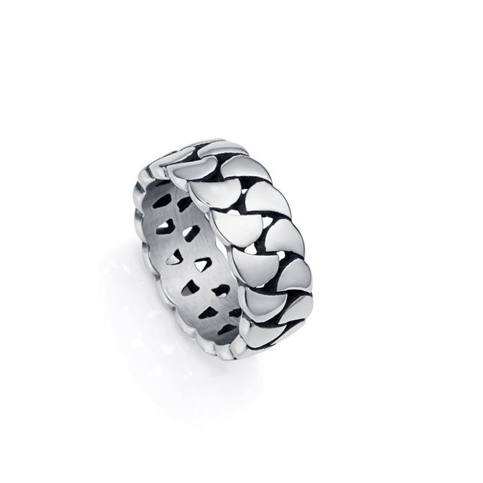 Anillo Viceroy Fashion Beat Acero Inoxidable Trenzado Hombre 14053A02400