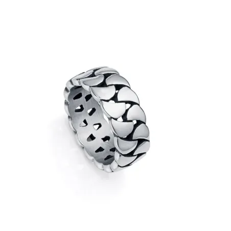 Anillo Viceroy Fashion Beat Acero Inoxidable Trenzado Hombre 14053A02400