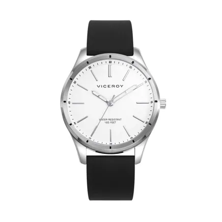 Reloj Viceroy Plateado, Blanco y Negro Analógico Hombre 401383-07