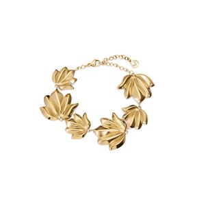 Pendientes Viceroy Fashion Chic Hojas Acero Baño Oro 15158P01012