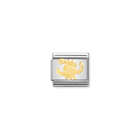 Componible Classic ZODIACO acero y oro de 18k (08_escorpion)