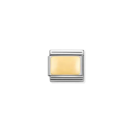Componible Classic SIGNOS GRABADOS acero y oro de 18k CUSTOM (01_placa lisa)
