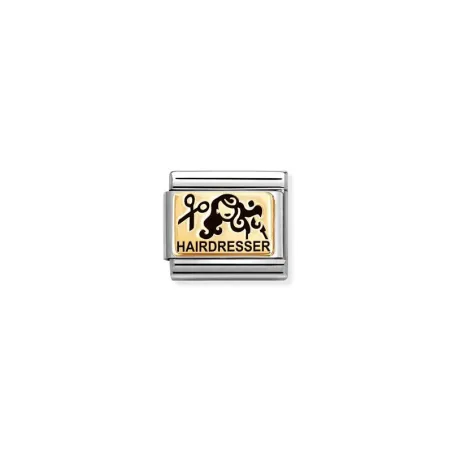 Composable Classic PLACAS (IC) en acero y oro 750 Peluquera
