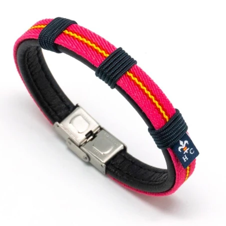 Pulsera Hispania Wake Up Rosa y Bandera España PHF-121-1EC-2AA