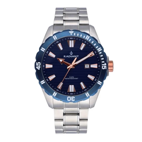 Reloj Radiant Tagrad Plateado y azul Analógico RA602201