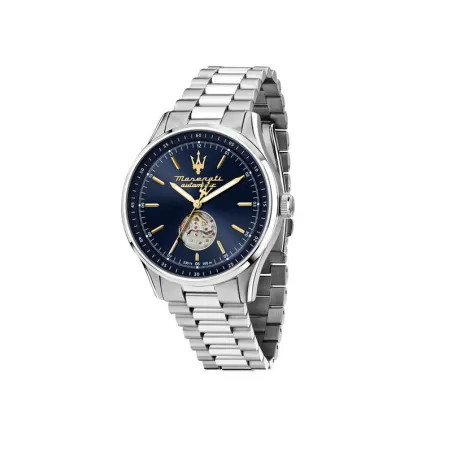 Reloj Maserati Sorpasso Plateado y Azul Automático R8823124002