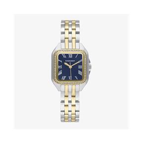 Reloj Radiant Bahamas Mujer Plateado, Dorado y Azul Analógico RA643204