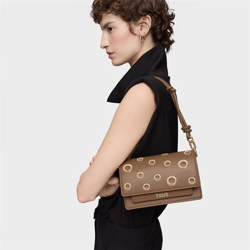 Bandolera TOUS Audree Eyelets Tierra Pequeña 2002202943
