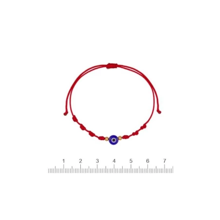 Pulsera Niña Comunión Cordón Rojo y Ojo 1-90239-0-9