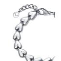 Pulsera Viceroy Fashion Corazones Acero Baño Rodio 14269P01000