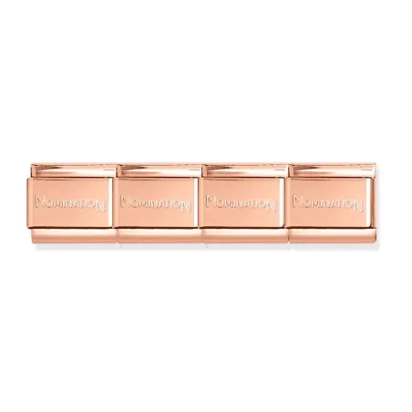 Componible BASE CLASSIC en acero COLORADO marcado Oro rosa
