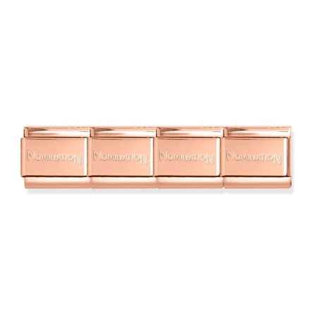 Componible BASE CLASSIC en acero COLORADO marcado Oro rosa