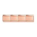 Componible BASE CLASSIC en acero COLORADO marcado Oro rosa