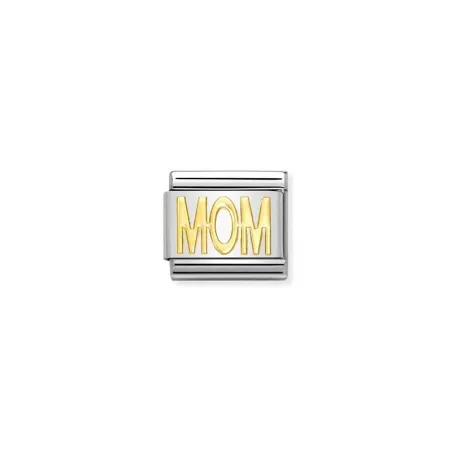 Componible Classic CARACTERES acero y oro de 18k MOM