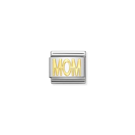 Componible Classic CARACTERES acero y oro de 18k MOM