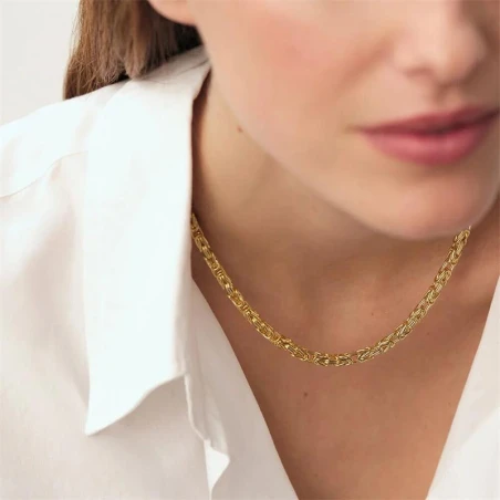 Collar Corto Agatha Paris Bizantina Baño Oro 02680412-157-TU