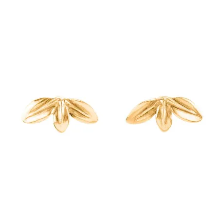 Pendientes UNOde50 Leaf Me Alone Baño Oro PEN0640ORO0000U