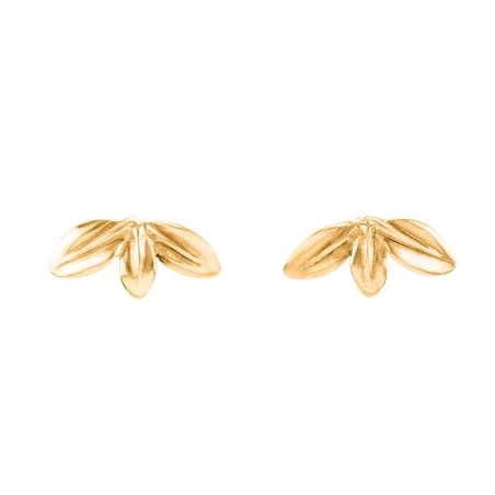 Pendientes UNOde50 Leaf Me Alone Baño Oro PEN0640ORO0000U