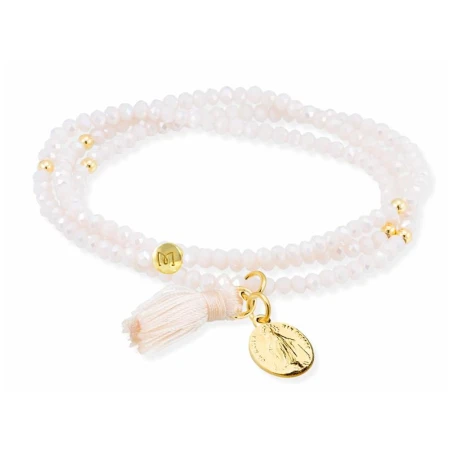 Pulsera Marina García Zen Nude Virgen Milagrosa Plata Baño Oro 90517U25