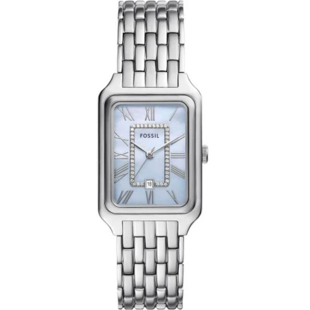 Reloj Fossil Raquel Plateado y Azul Analógico Mujer ES5402
