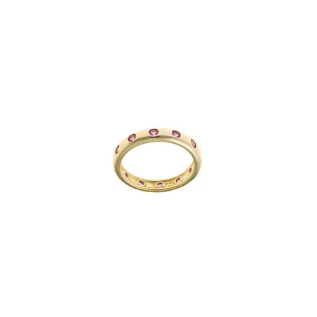 Anillo Salvatore Plata Baño Oro y Circonitas Rubí 211S0220