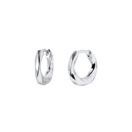 Pendientes Vidal&Vidal Aro Articulado Baño Plata Q3842