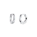 Pendientes Vidal&Vidal Aro Articulado Baño Plata Q3842