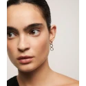 Pendientes Vidal&Vidal Gingle Eslabones Baño Oro G3768