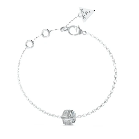 Pulsera Guess Fabulous Me Acero y Cristales Brillantes JUBB05196JWRHS