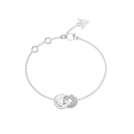 Pulsera Guess Blooming Summer Acero Plateado y Cristales Brillantes JUBB05220JWRHS