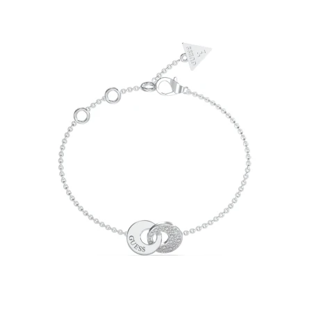 Pulsera Guess Blooming Summer Acero Plateado y Cristales Brillantes JUBB05220JWRHS