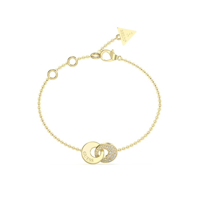 Pulsera Guess Blooming Summer Acero Baño Oro y...