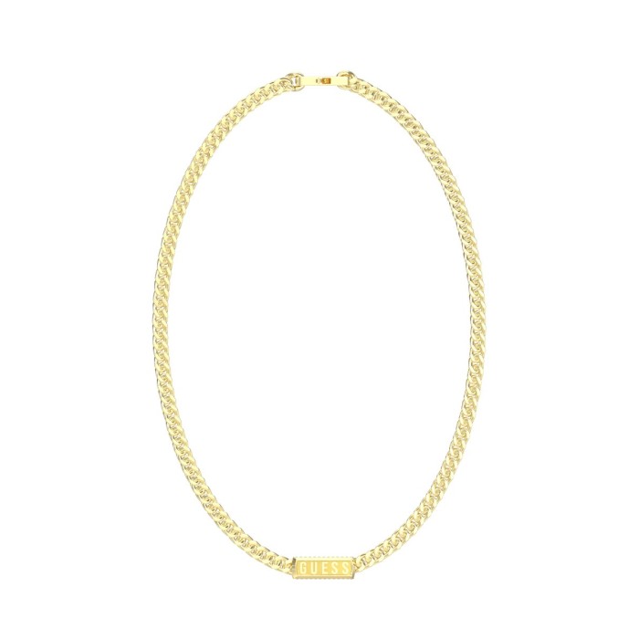 Collar Guess Lion King Acero Baño Oro Hombre...