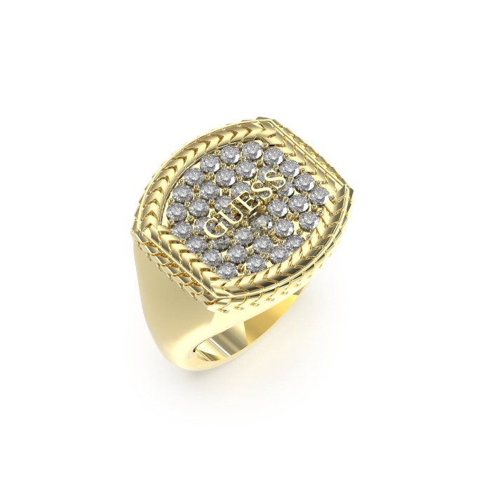 Anillo Guess Sailor Knot Acero Baño Oro y...