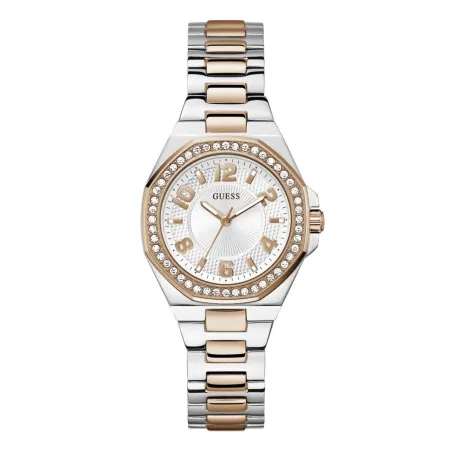 Reloj Guess Contessa Plateado y Rosado Analógico Mujer GW0877L4