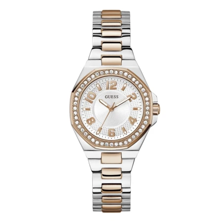 Reloj Guess Contessa Plateado y Rosado Analógico Mujer GW0877L4
