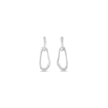 Pendientes Calvin Klein Statement Links Ovalo Acero Mujer 35000749