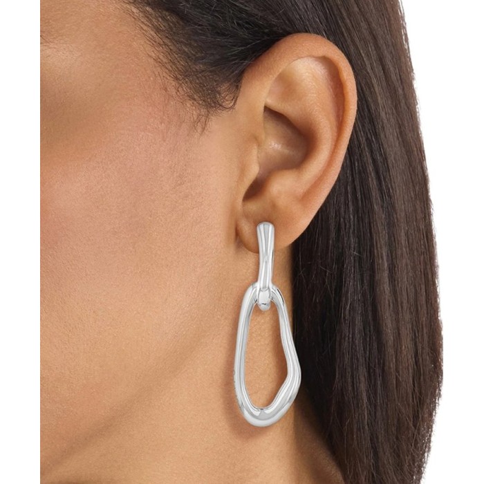 Pendientes Calvin Klein Statement Links Ovalo...